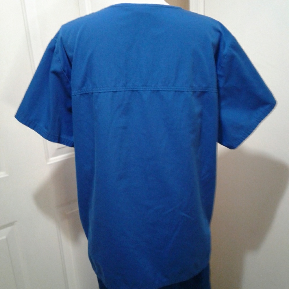 🌺 Like New Cherokee Workwear Blue Scrub Set - Picture 3 of 6